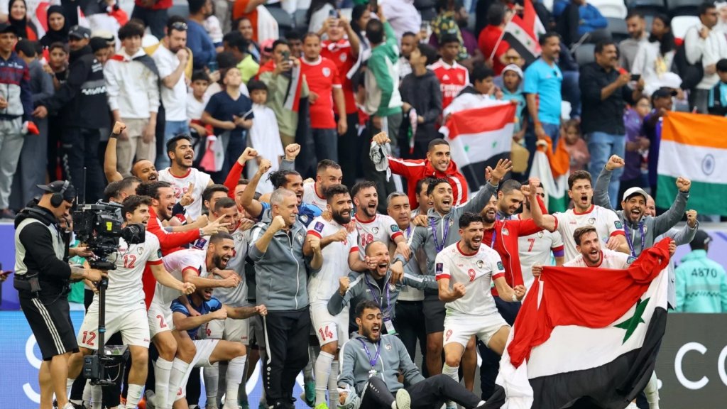 عبور &quot;تاريخي&quot; للمنتخب السوري إلى ثمن نهائي كأس آسيا قطر 2023